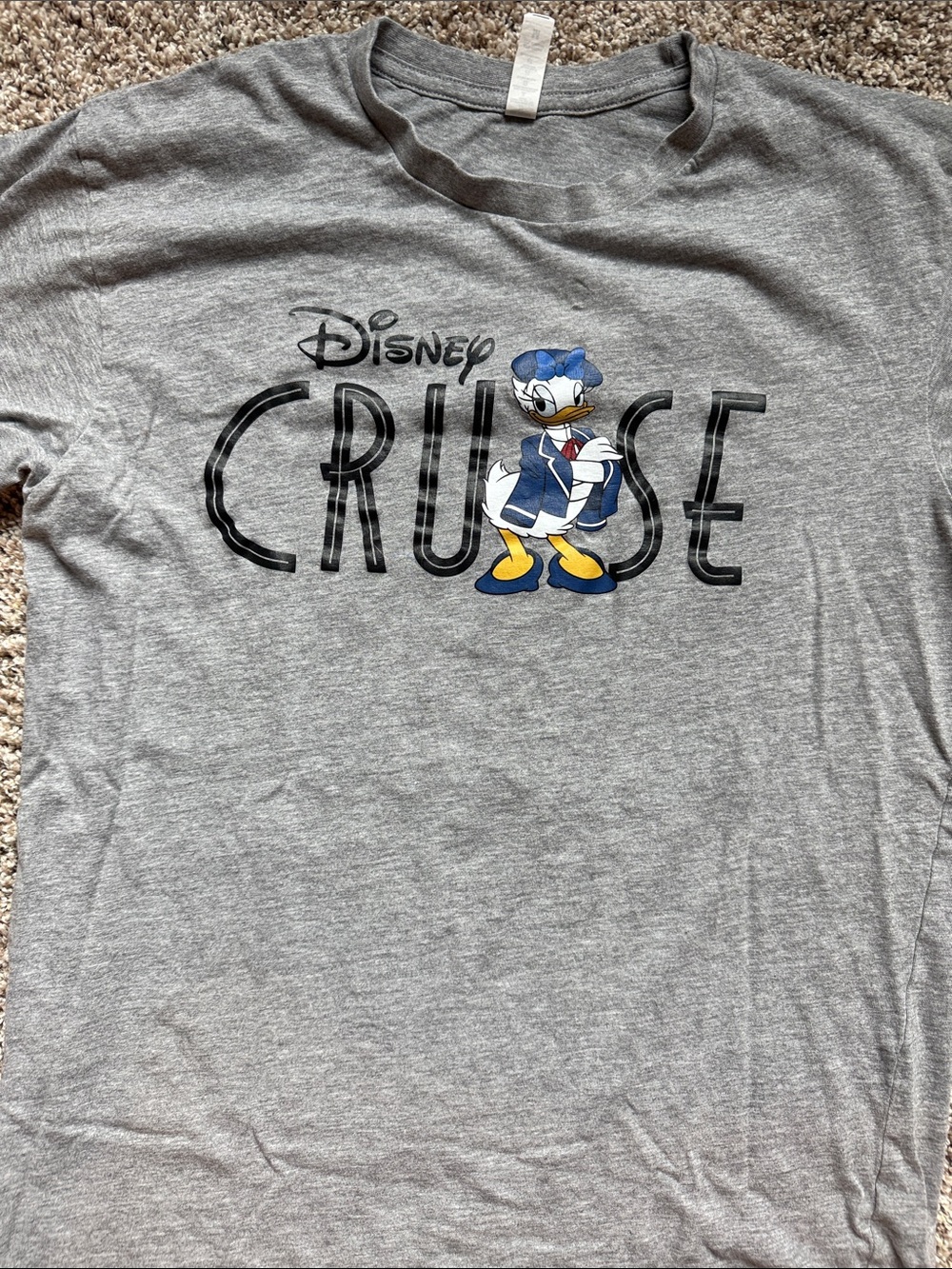 Disney Gray Donald Duck 'Cruise' Graphic Tee